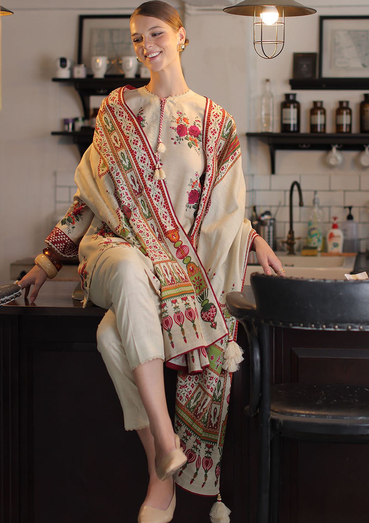 Gul Ahmed Printed Khaddar'26 K-62137