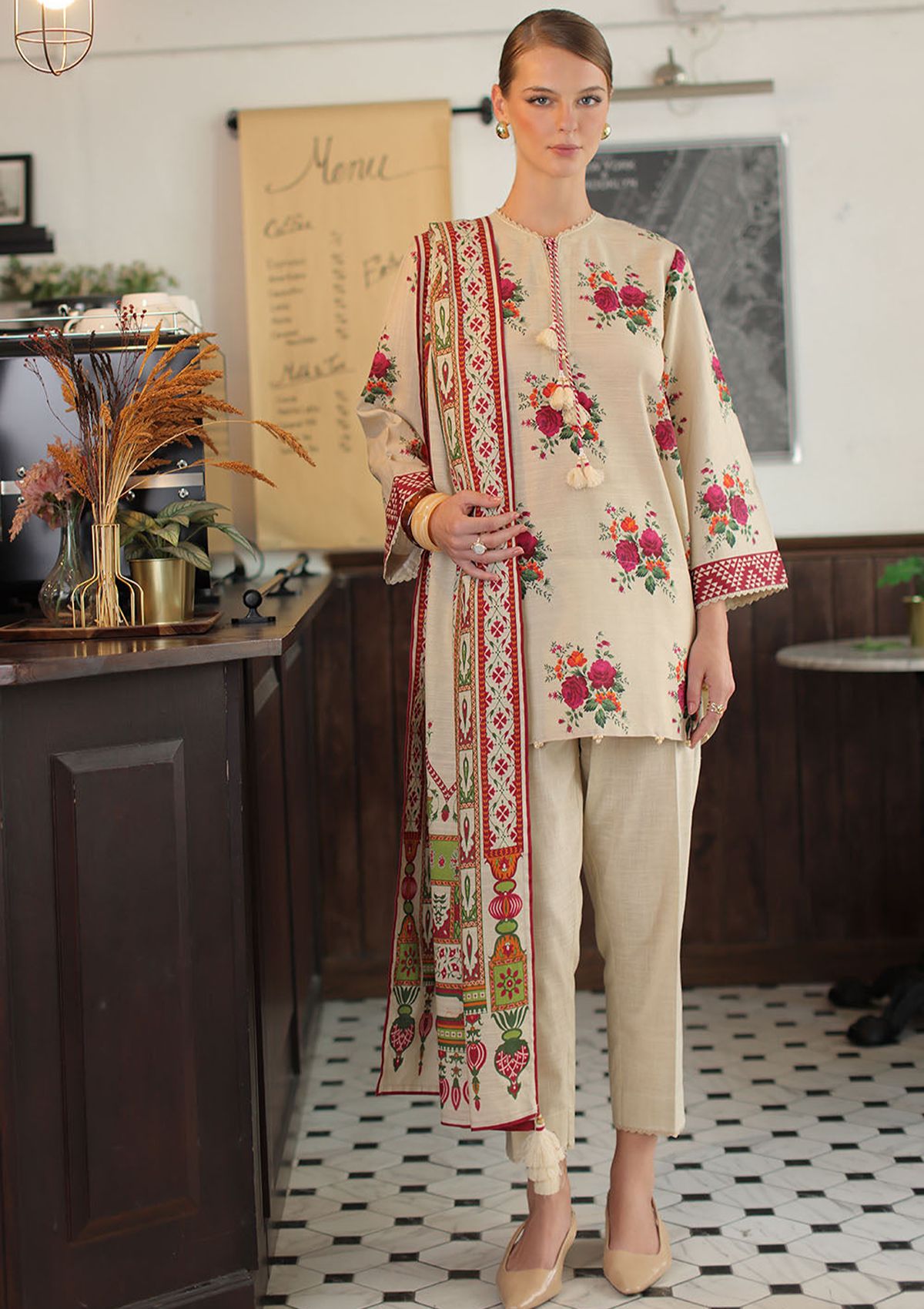Gul Ahmed Printed Khaddar'26 K-62137