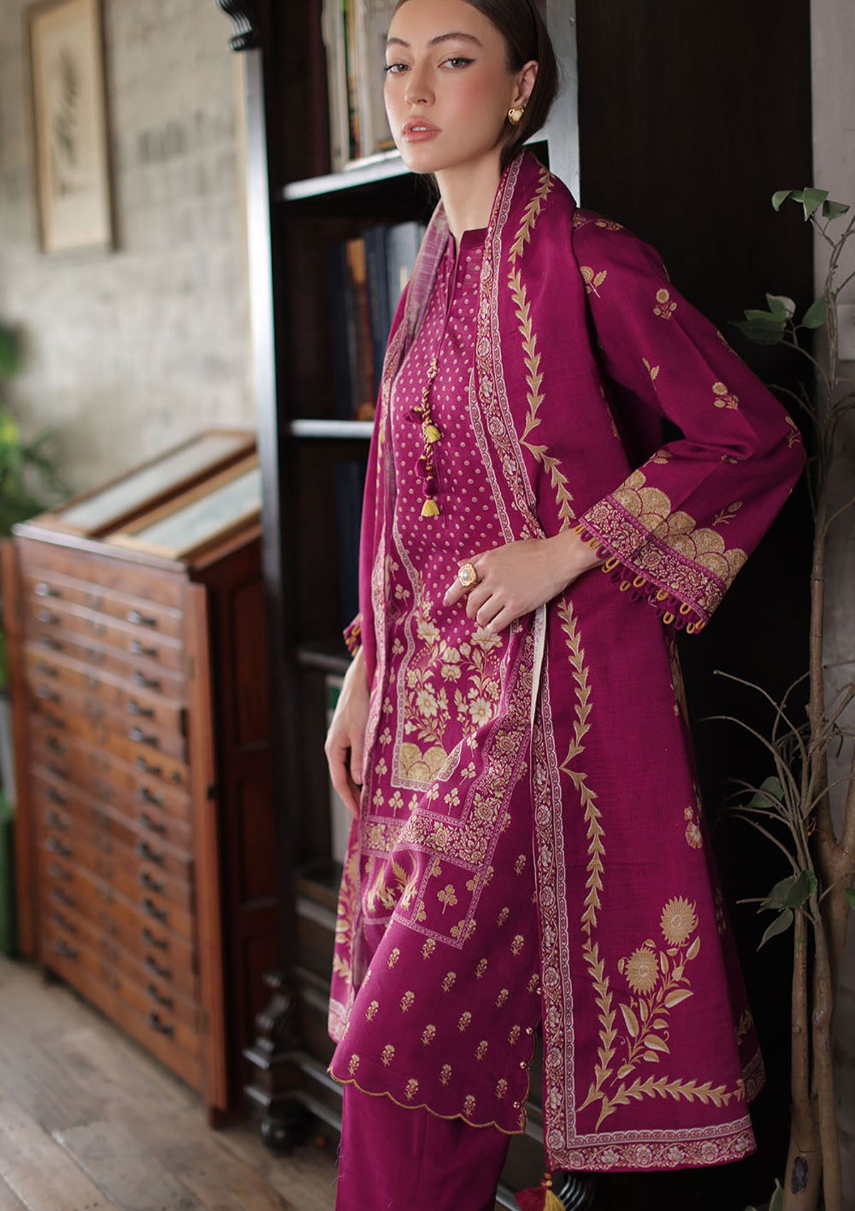 Gul Ahmed Printed Khaddar'26 K-62148