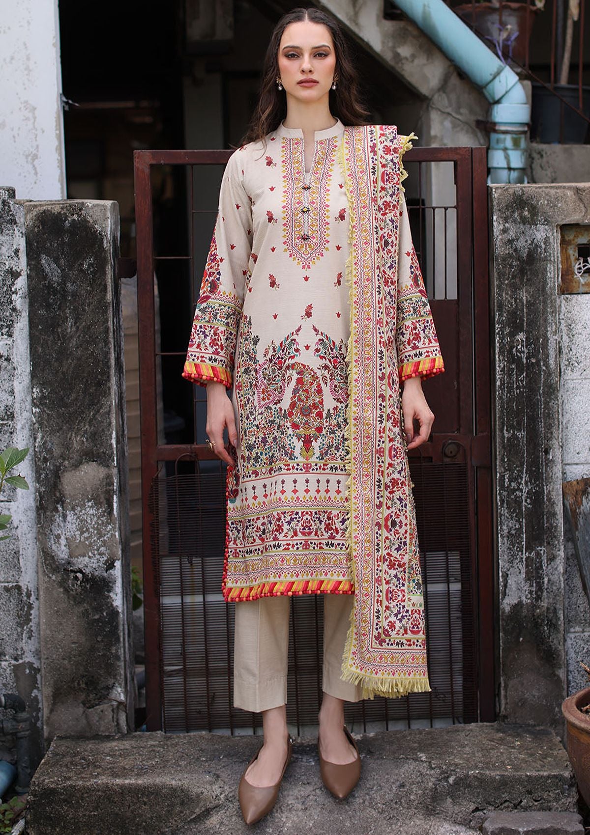 Gul Ahmed Printed Khaddar'26 K-62077