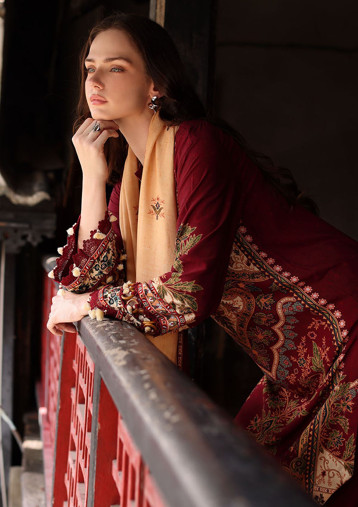 Gul Ahmed Printed Linen'26 LT-62003