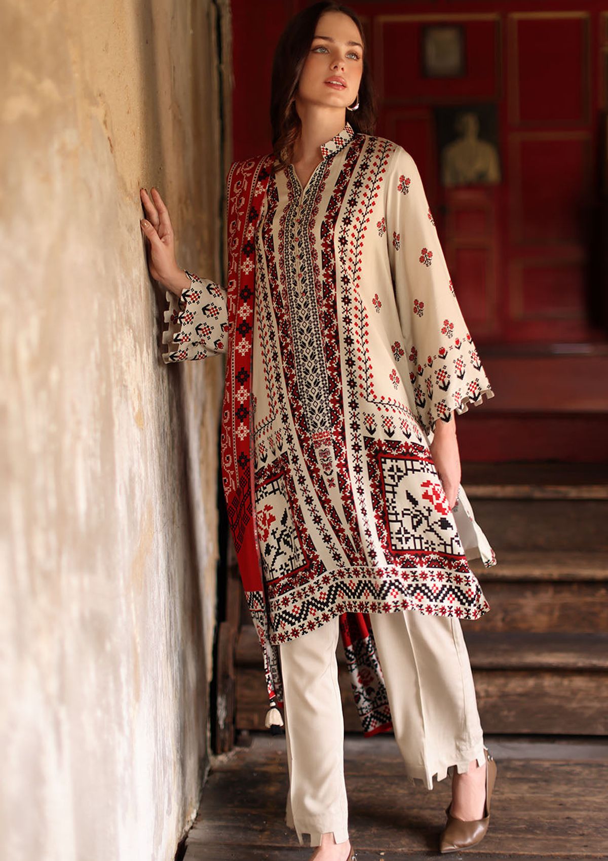 Gul Ahmed Printed Linen'26 LT-62008
