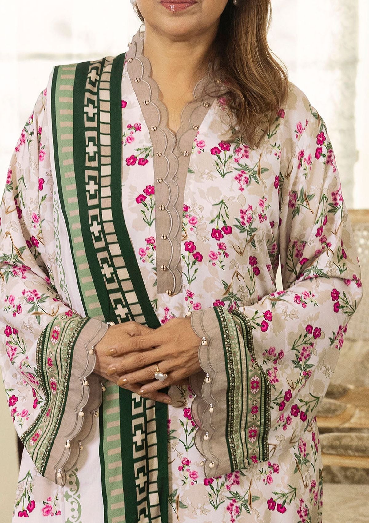 Gul Ahmed Printed Linen'26 LT-62016
