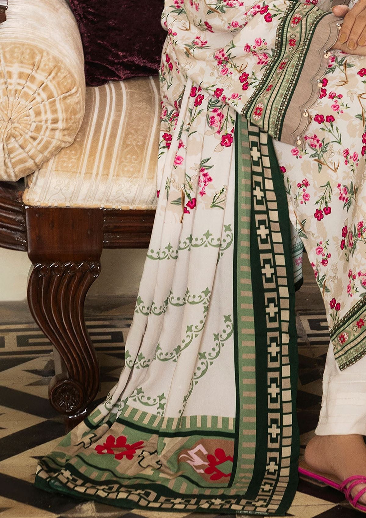 Gul Ahmed Printed Linen'26 LT-62016