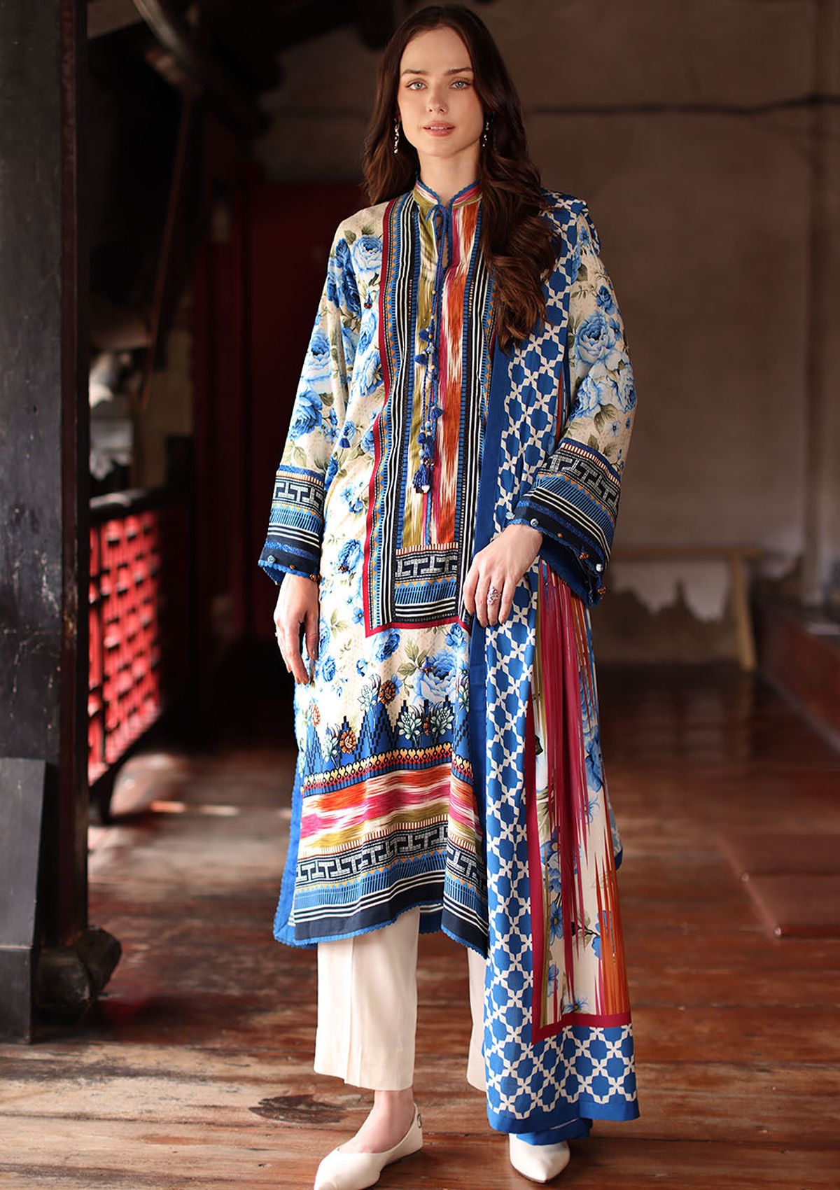 Gul Ahmed Printed Linen'26 LT-62022