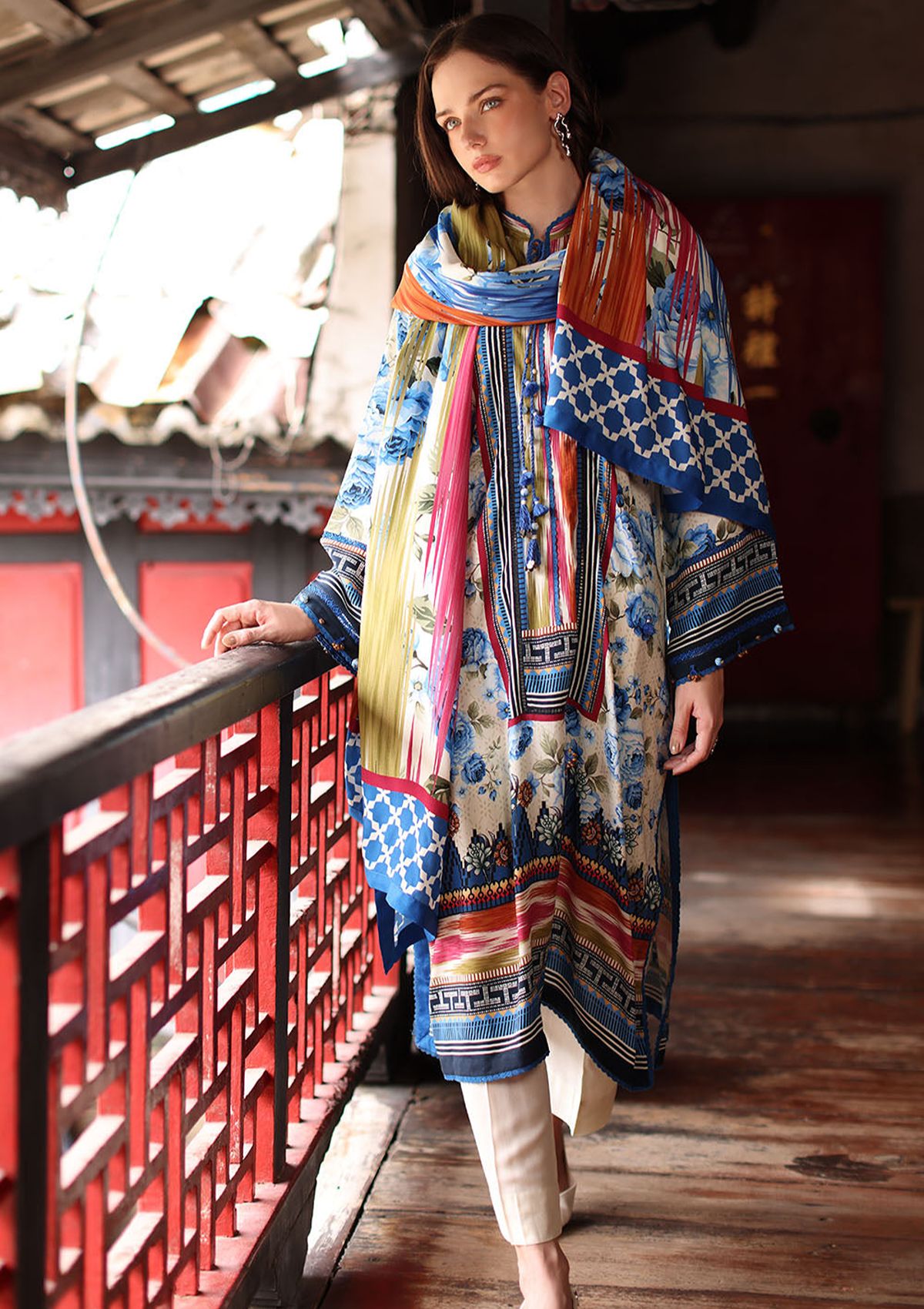 Gul Ahmed Printed Linen'26 LT-62022
