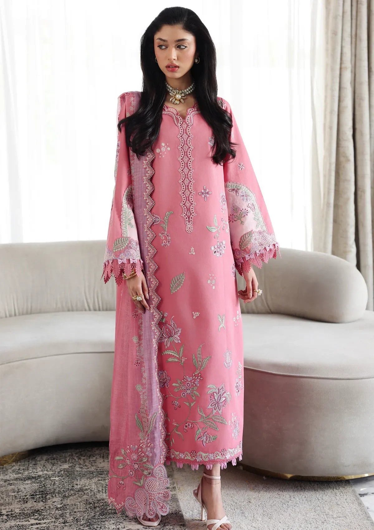 Qalamkar Qline Lawn Drop II'26 QKL-02 ABEER