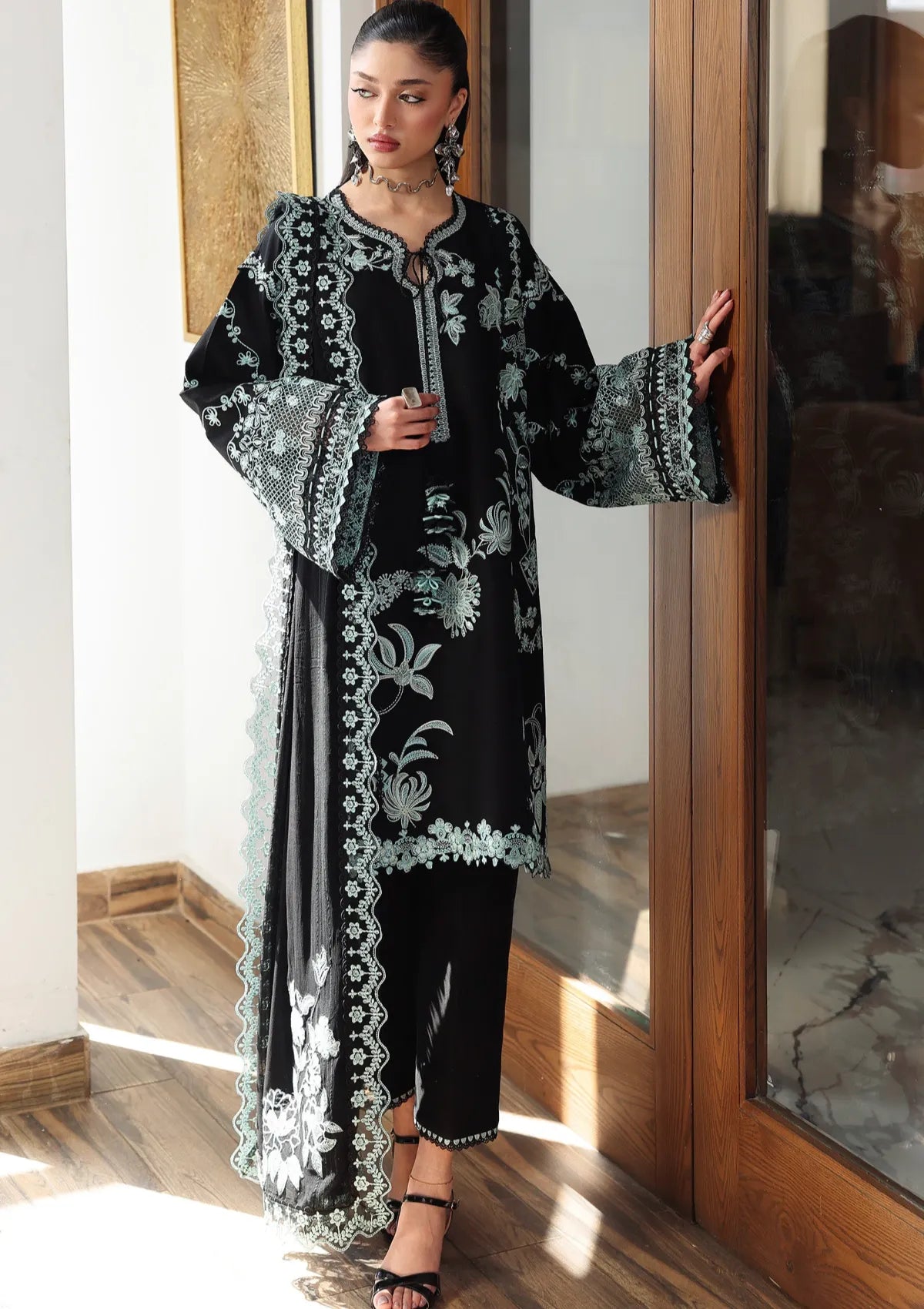 Qalamkar Qline Lawn Drop II'26 QKL-06 SANA