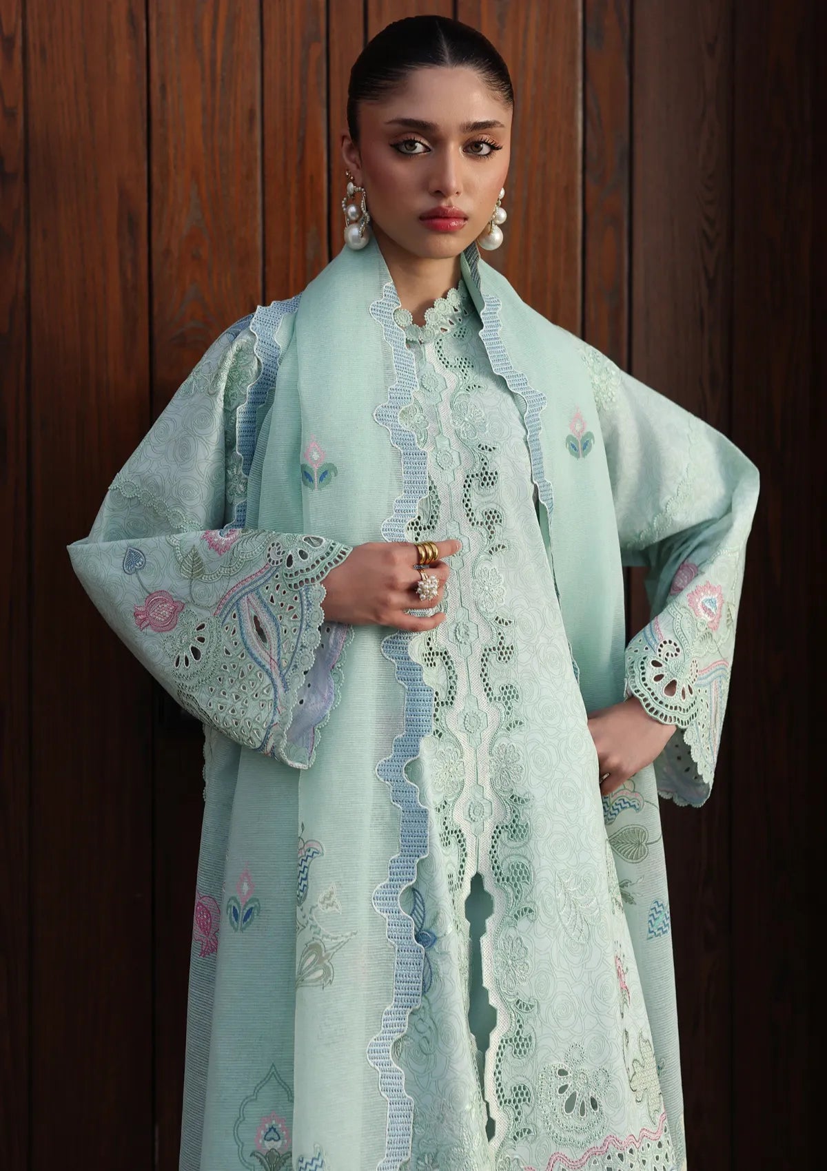 Qalamkar Qline Lawn Drop II'26 QKL-07 LEYA