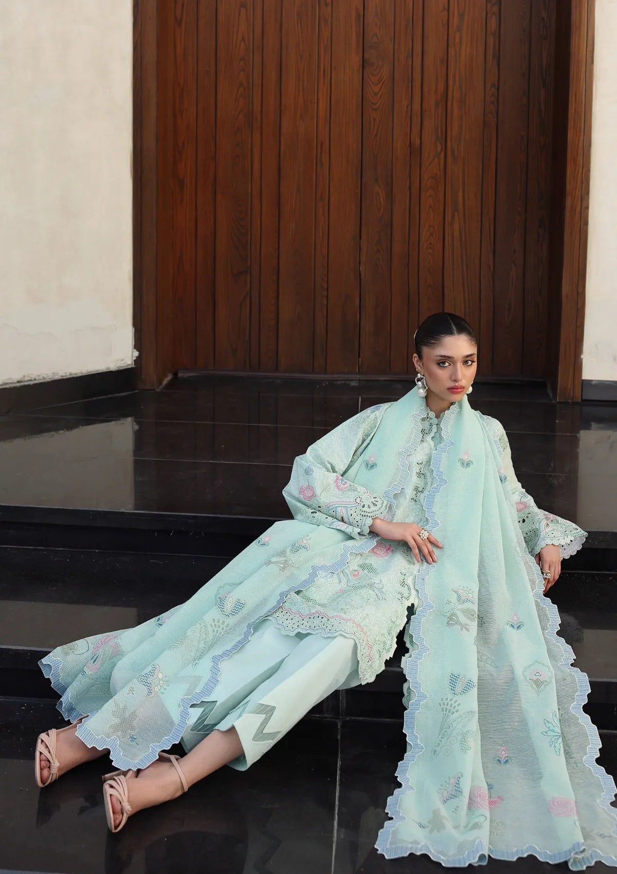 Qalamkar Qline Lawn Drop II'26 QKL-07 LEYA