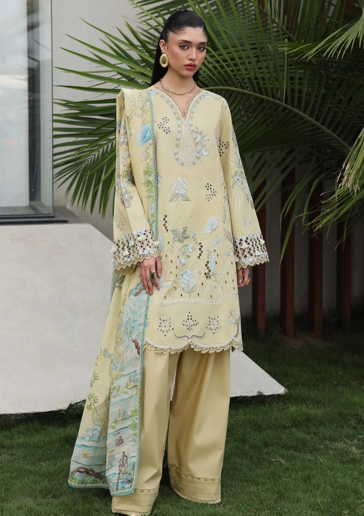 Qalamkar Qline Lawn Drop II'26 QKL-11 MEIRA