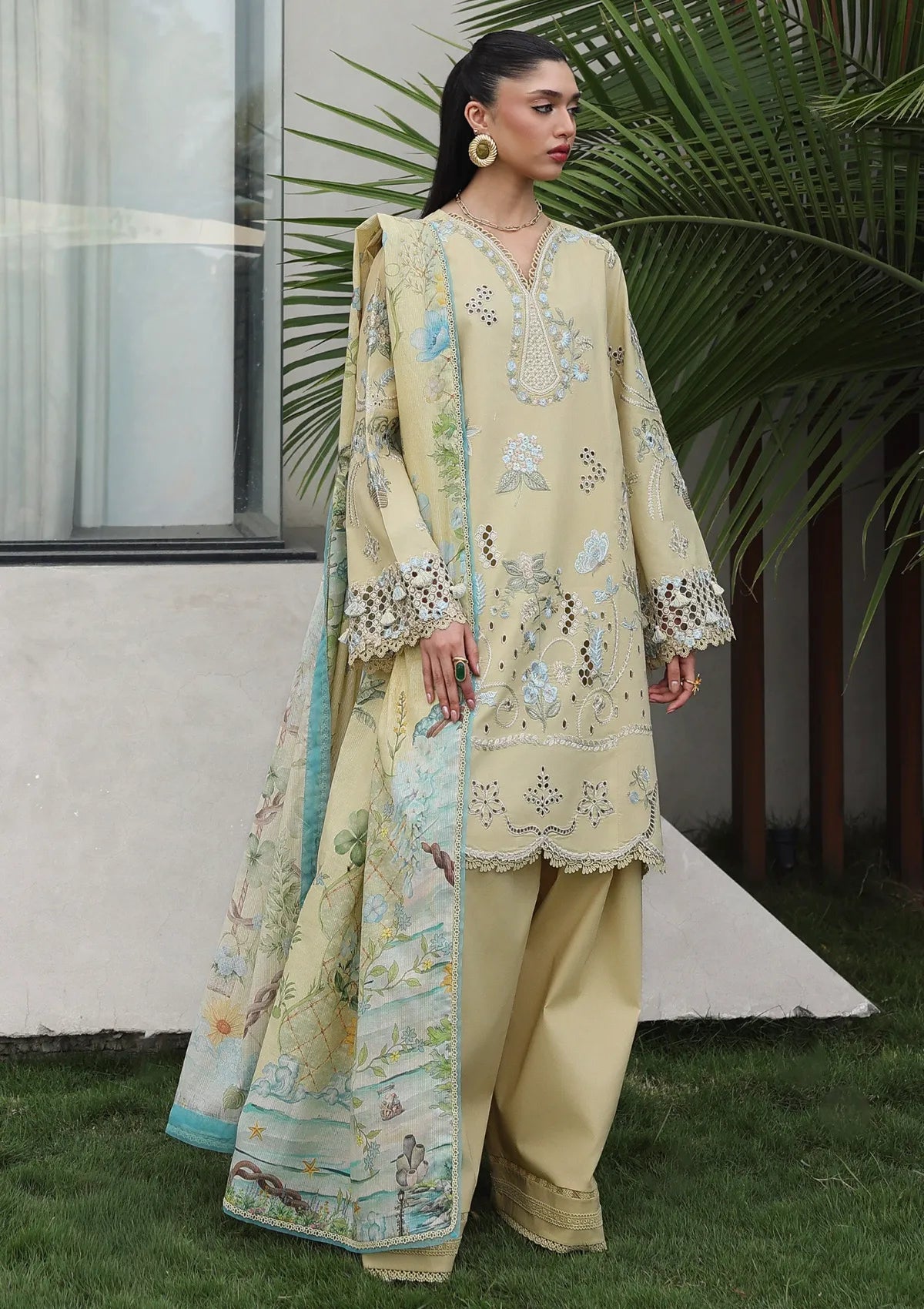 Qalamkar Qline Lawn Drop II'26 QKL-11 MEIRA