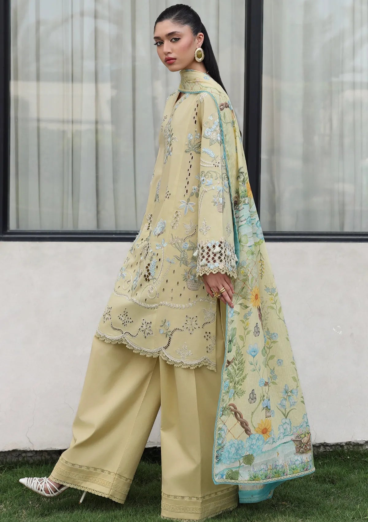 Qalamkar Qline Lawn Drop II'26 QKL-11 MEIRA