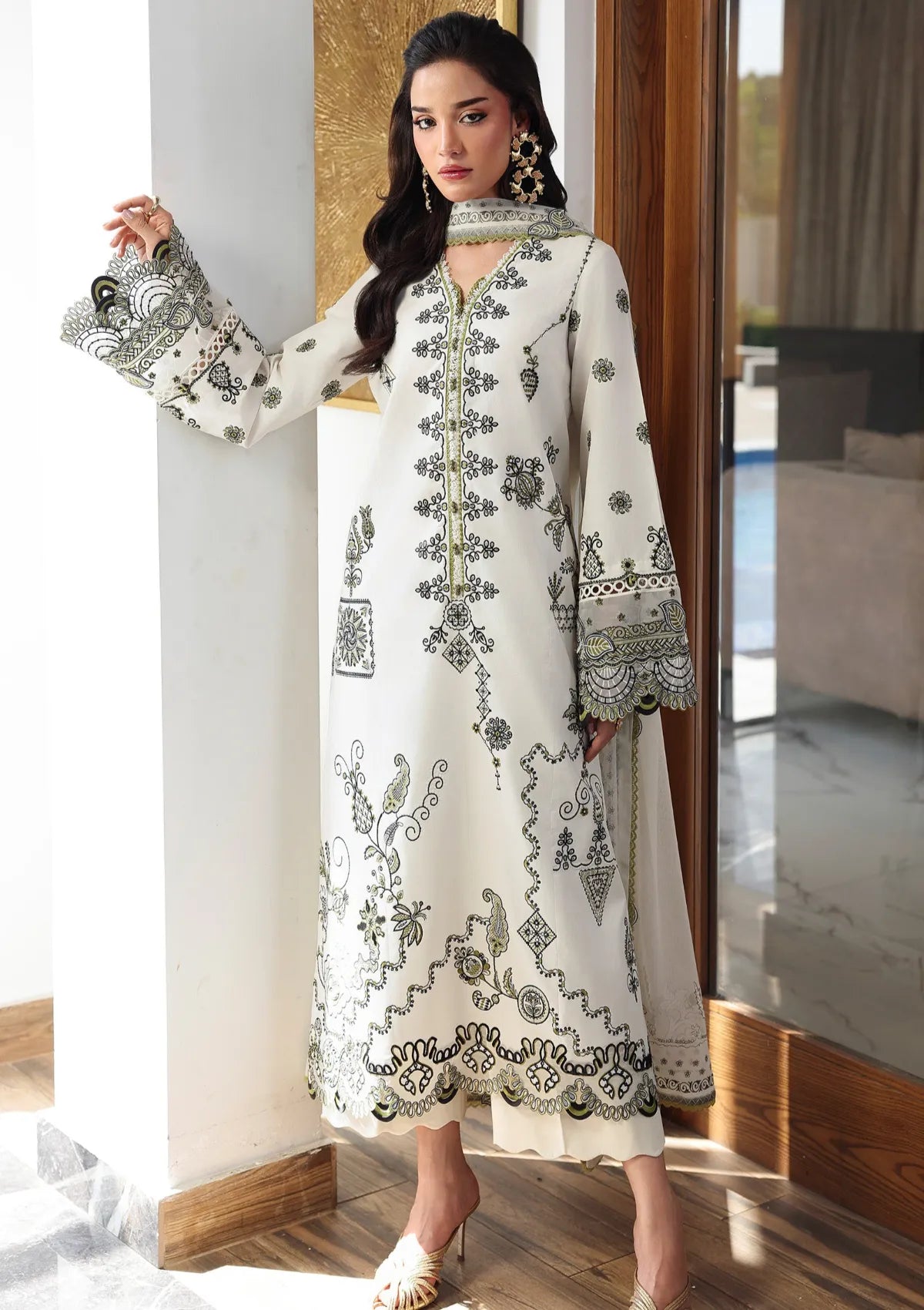 Qalamkar Qline Lawn Drop II'26 QKL-13 REEMA