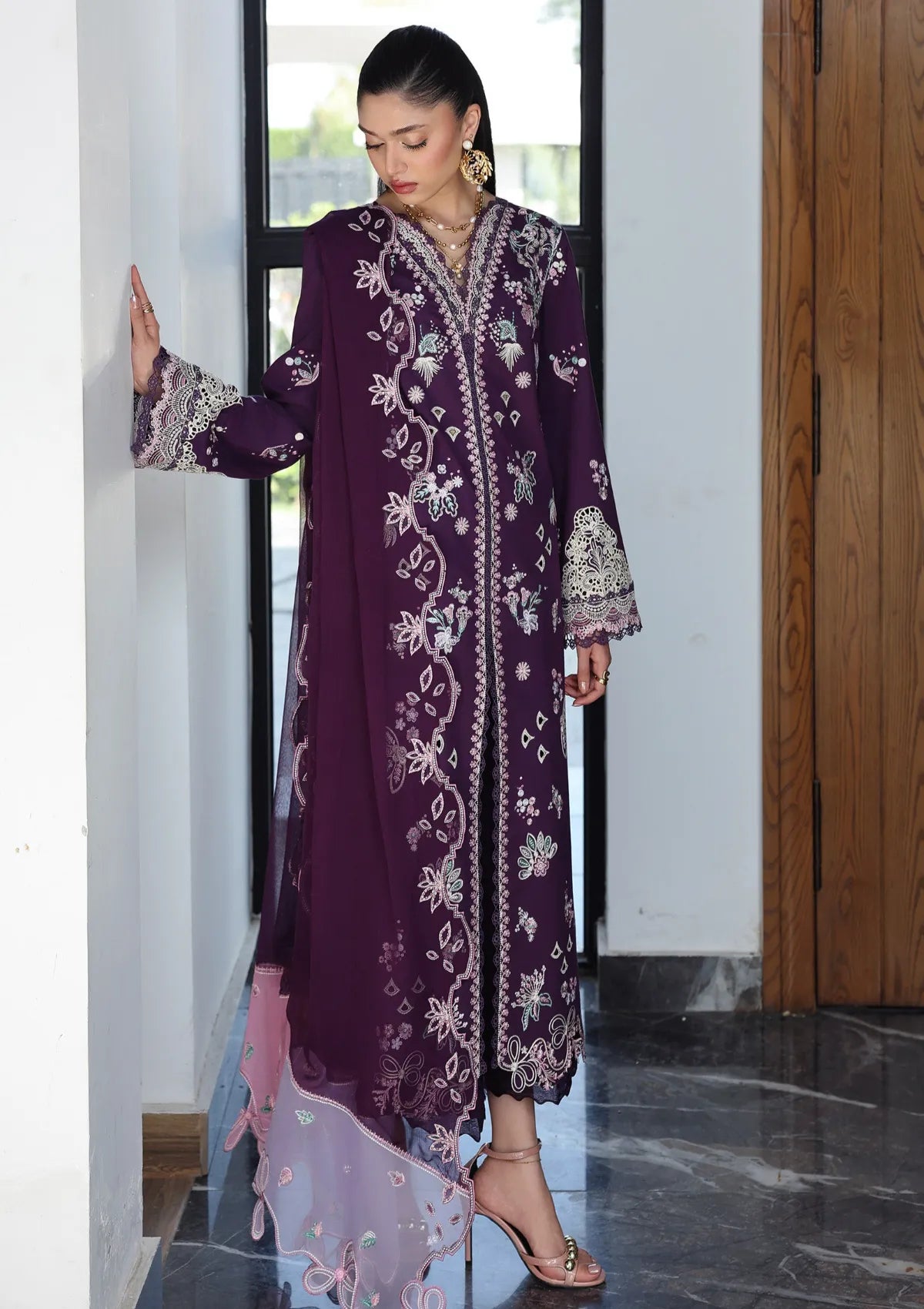 Qalamkar Qline Lawn Drop II'26 QKL-14 SUHRA