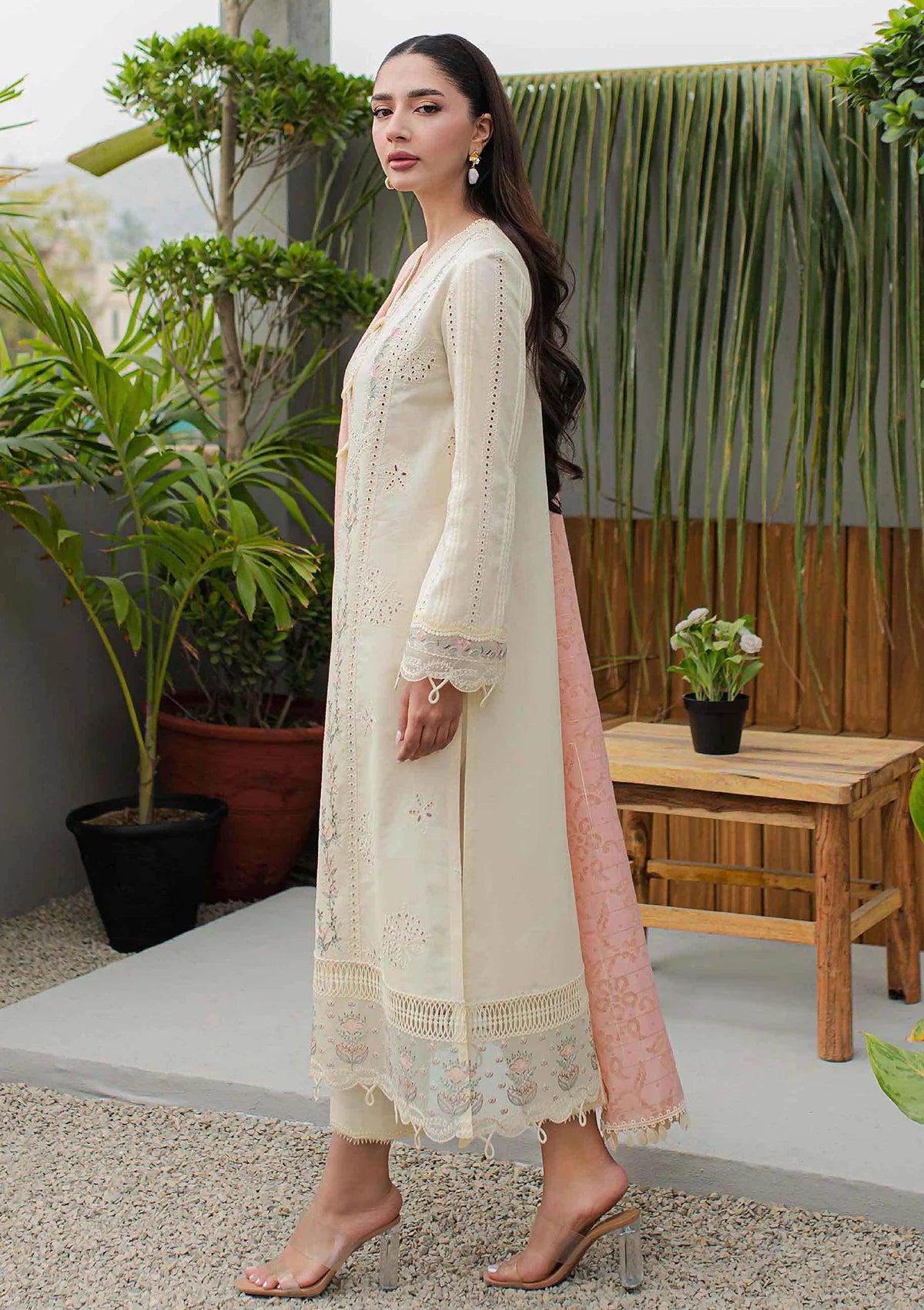 Qalamkar Qline Lawn'24 JK-05 MELIORA - Mohsin Saeed Fabrics