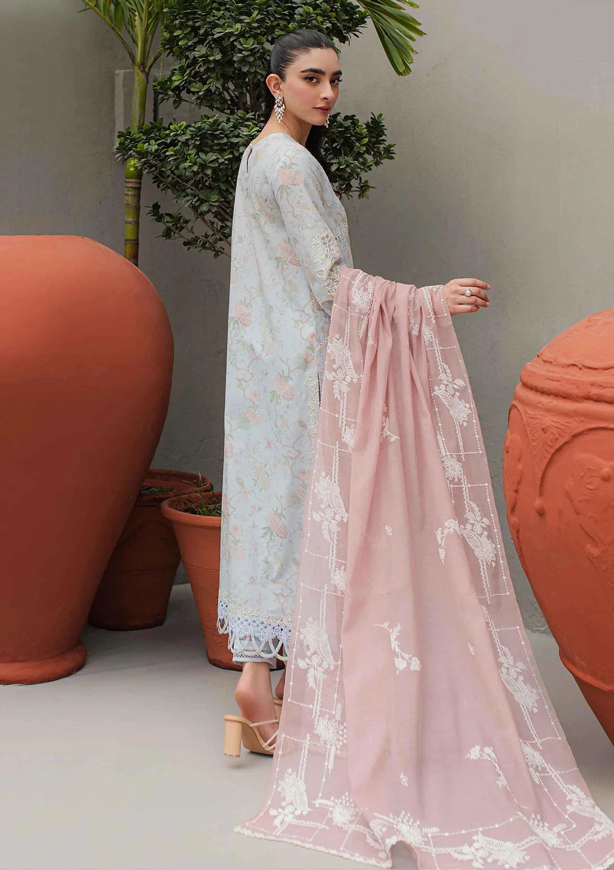 Qalamkar Qline Lawn'24 JK-06 OCTAVIA - Mohsin Saeed Fabrics