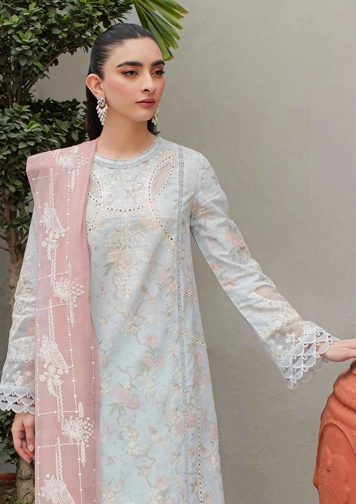 Qalamkar Qline Lawn'24 JK-06 OCTAVIA - Mohsin Saeed Fabrics