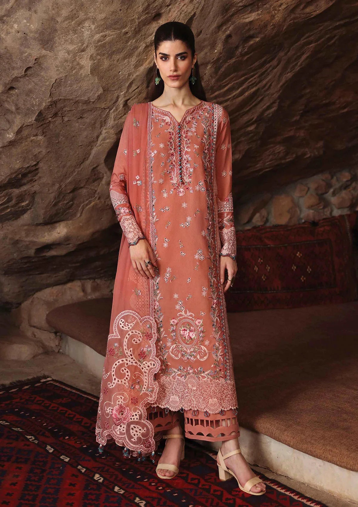 Qalamkar Qlinekari Linen'24 LM-03 LUAN