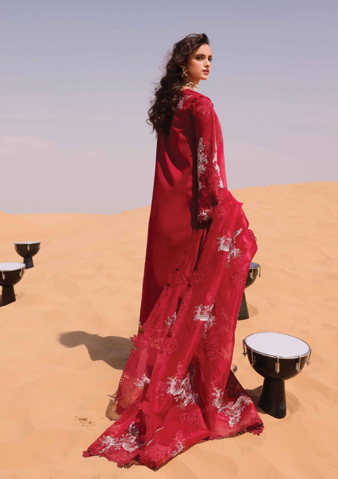 Qalamkar Chikankari Eid Edit'24 KM-05 AMANDINE