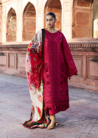 Hussain Rehar Zan Luxury Lawn'26 -Qermez