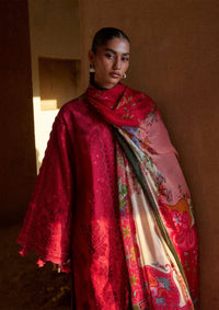 Hussain Rehar Zan Luxury Lawn'26 -Qermez