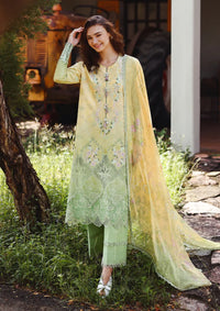 Mushq Solace Ombre Chikankari'26 D-10 Quiet Bloom