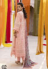 RA Mahee's Chunri Emb Lawn'24 Vol-29 ML-02 - Mohsin Saeed Fabrics