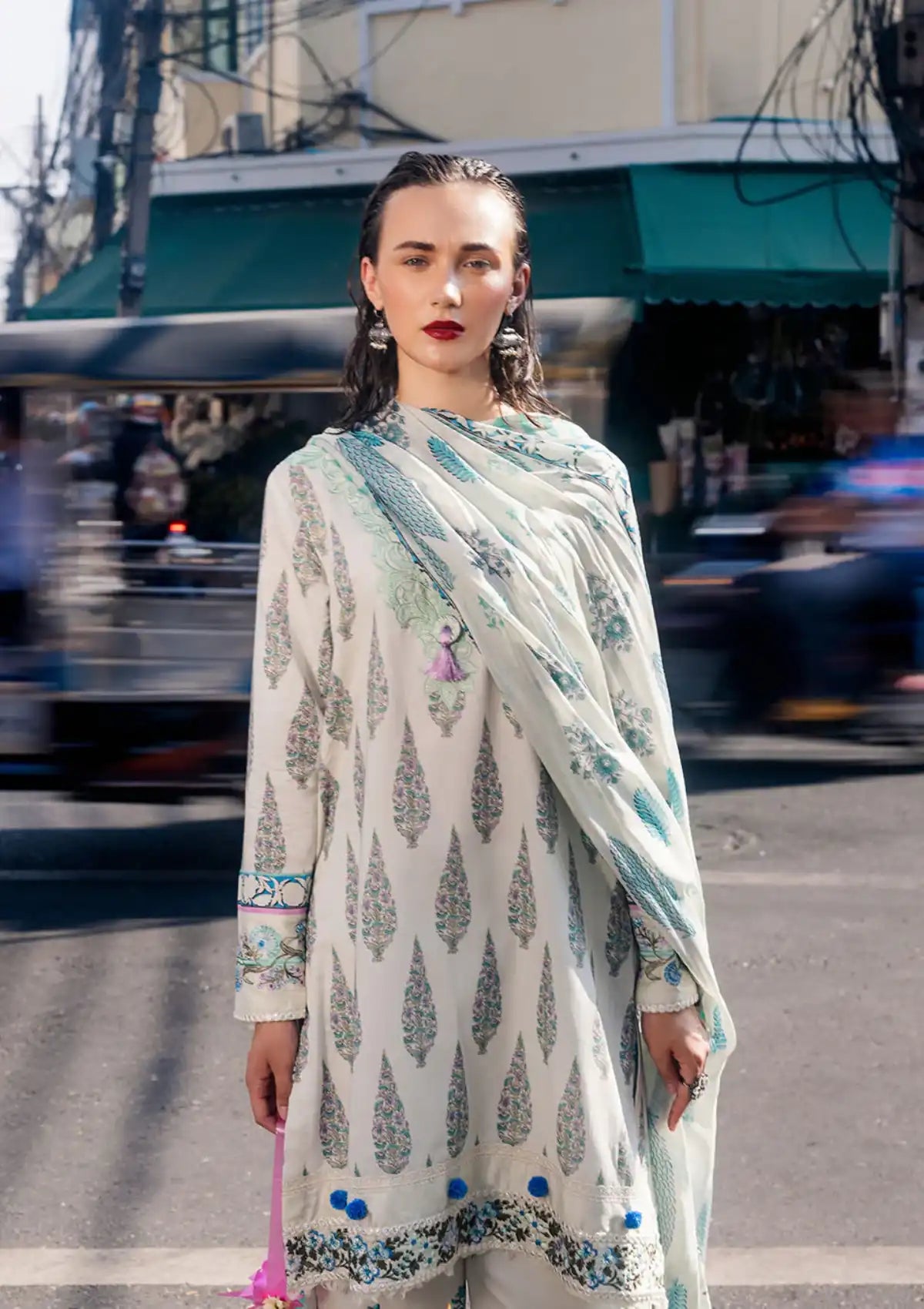 Roheenaz Taneez Block Print'24 RNB-01B-DARYA