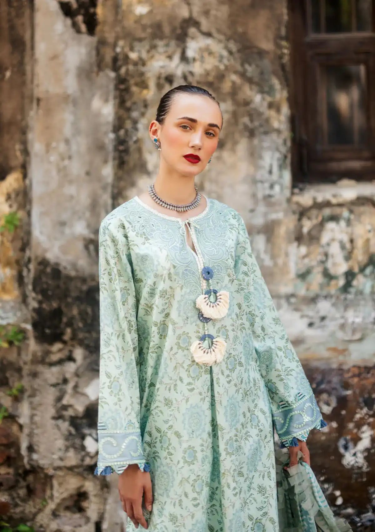 Roheenaz Taneez Block Print'24 RNB-02A-JASMIN