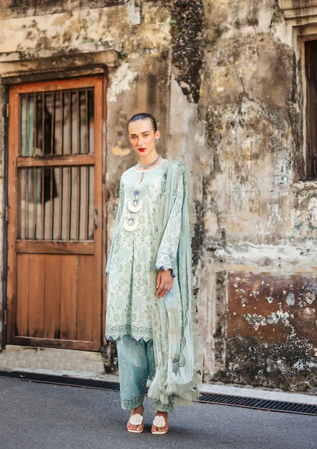 Roheenaz Taneez Block Print'24 RNB-02A-JASMIN