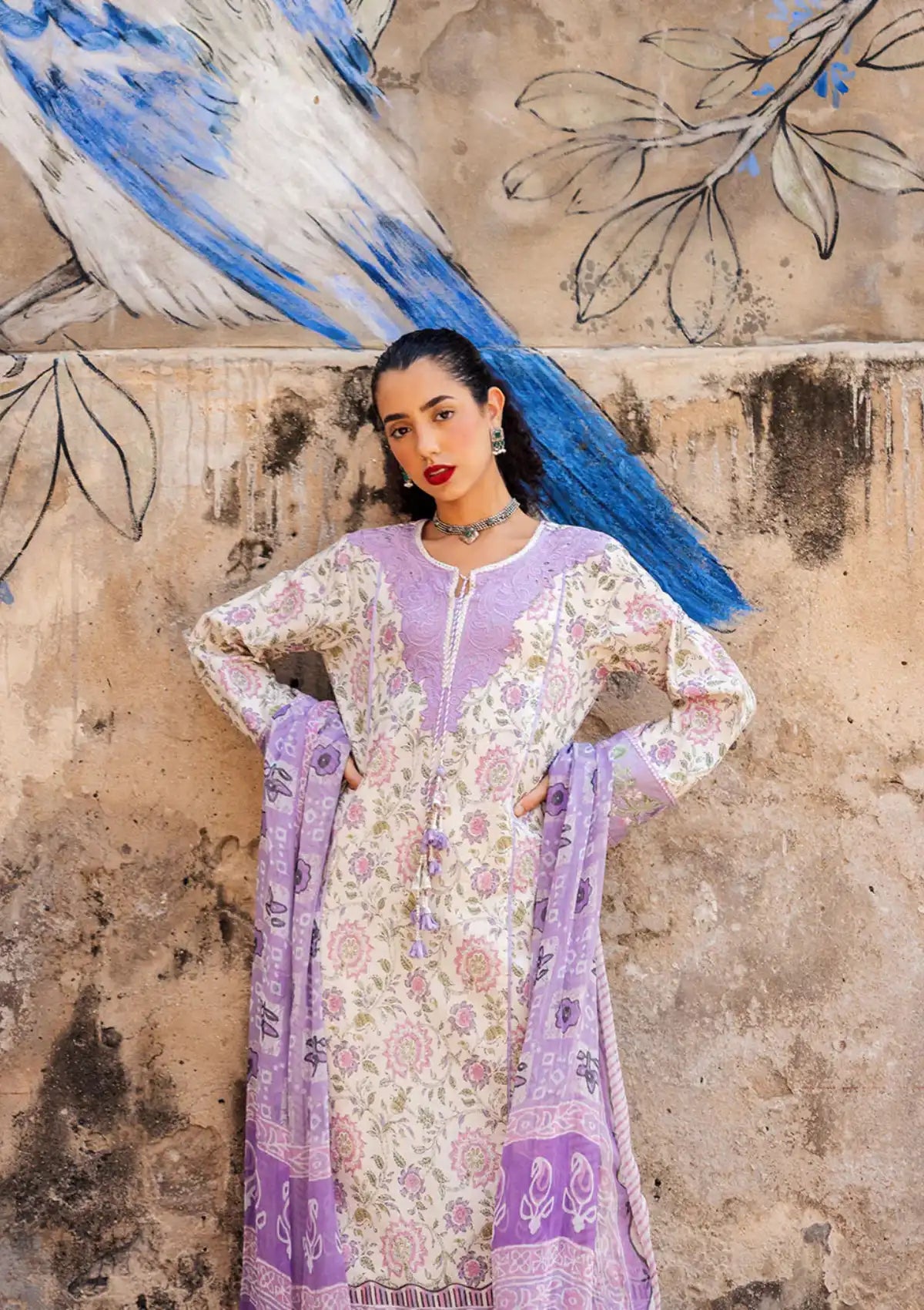 Roheenaz Taneez Block Print'24 RNB-02B-KIANA