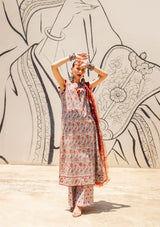 Roheenaz Taneez Block Print'24 RNB-03B-YEKTA
