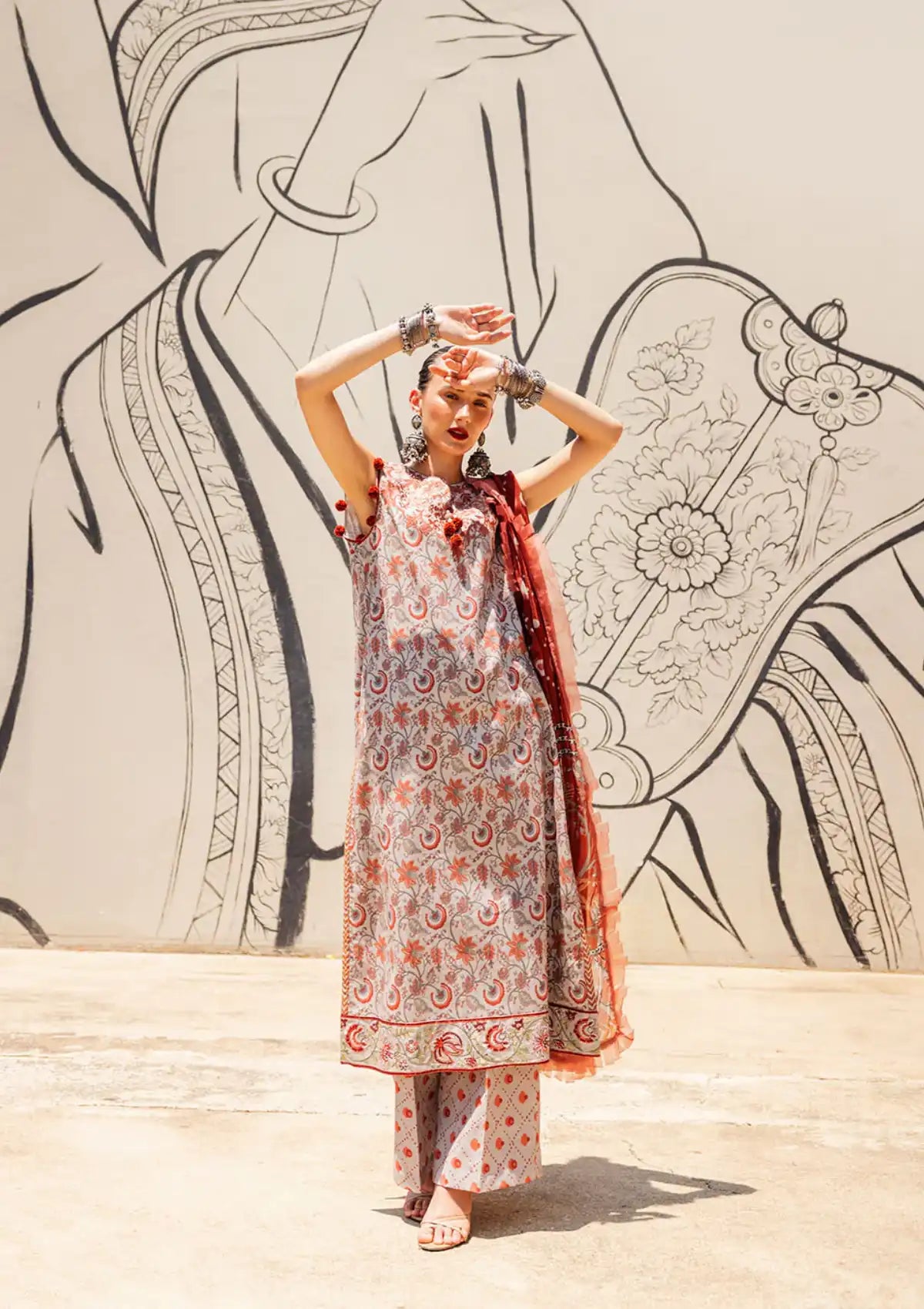 Roheenaz Taneez Block Print'24 RNB-03B-YEKTA