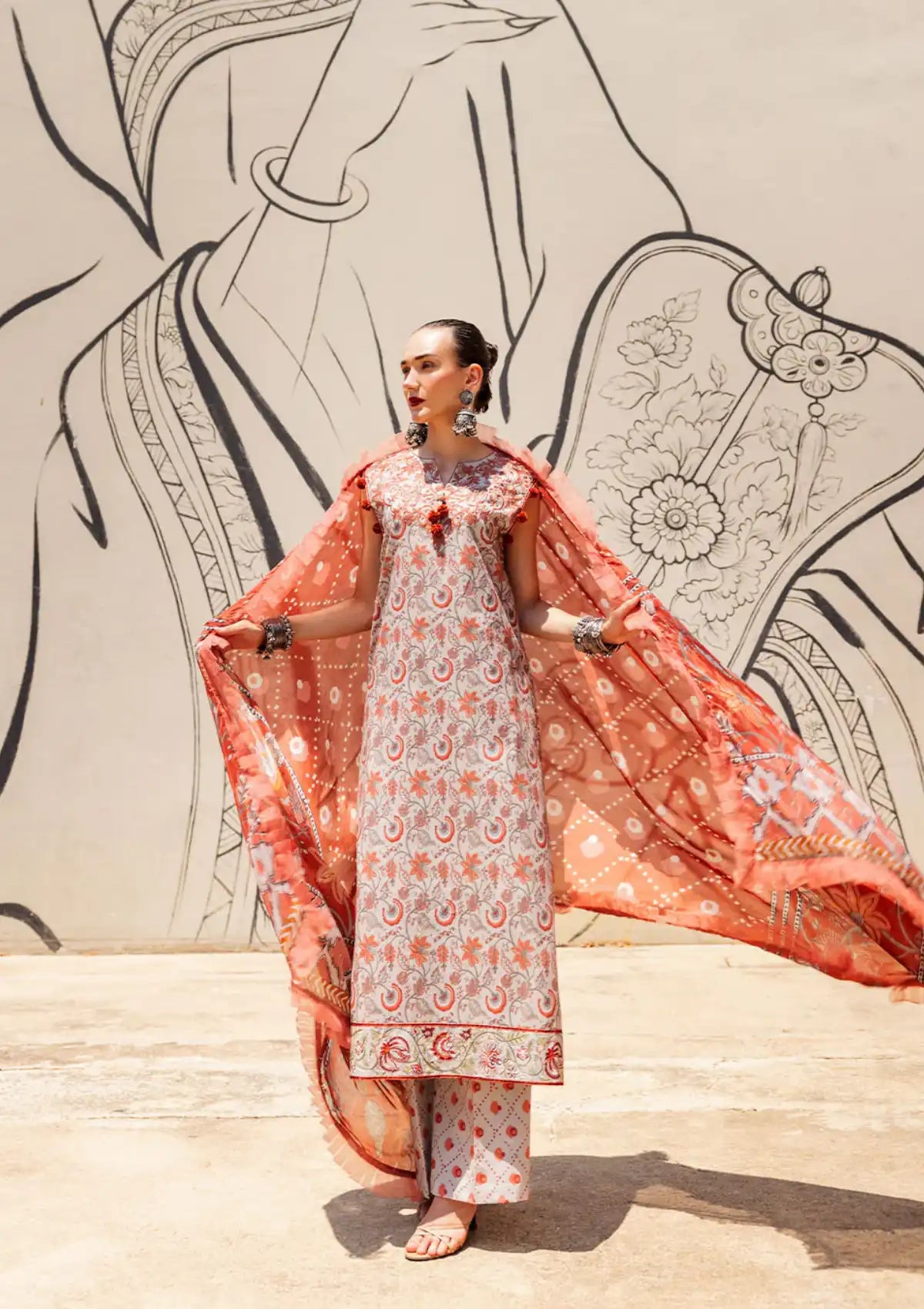 Roheenaz Taneez Block Print'24 RNB-03B-YEKTA