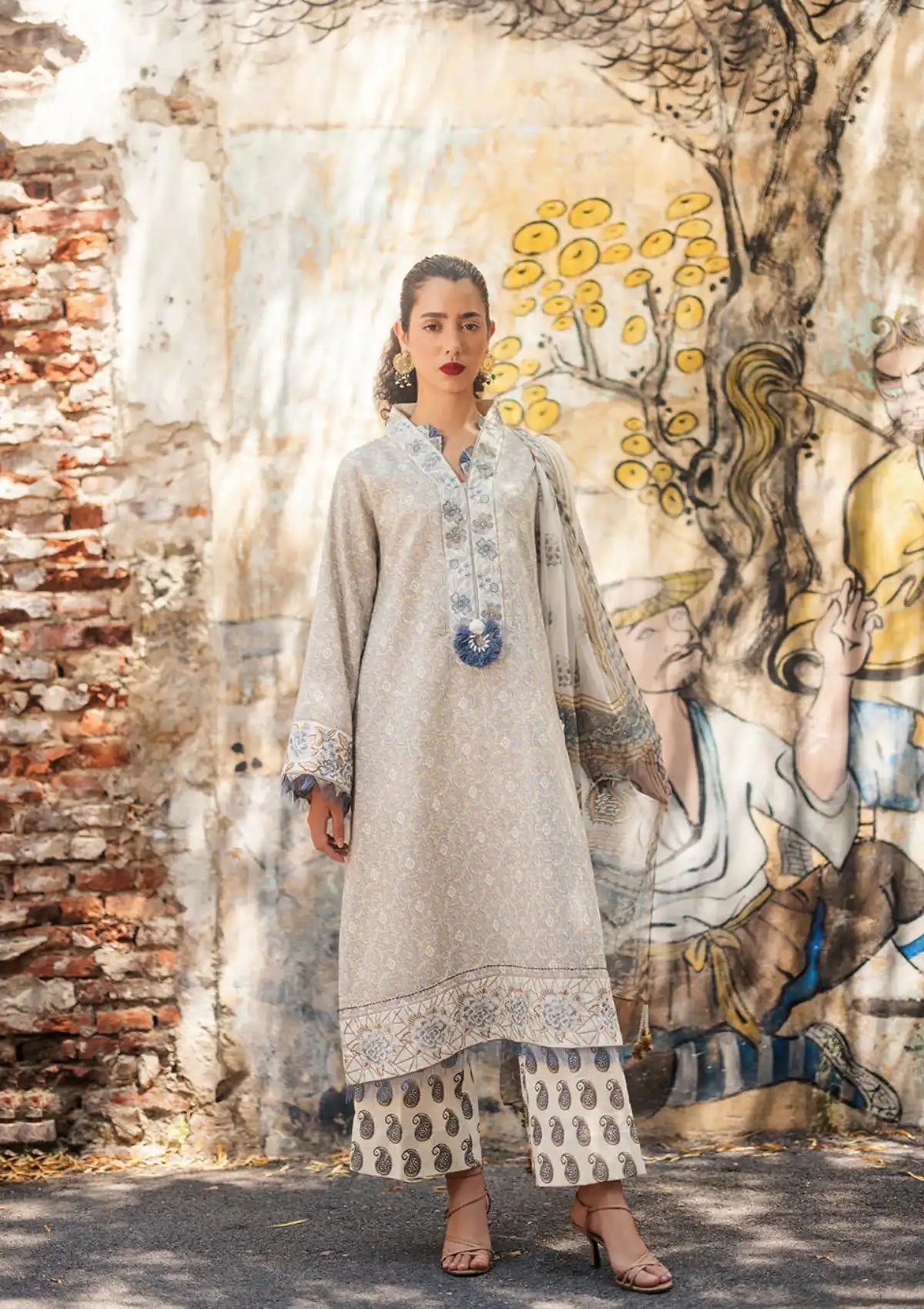 Roheenaz Taneez Block Print'24 RNB-06A-MAHSA