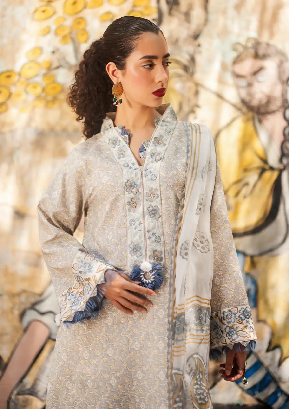 Roheenaz Taneez Block Print'24 RNB-06A-MAHSA