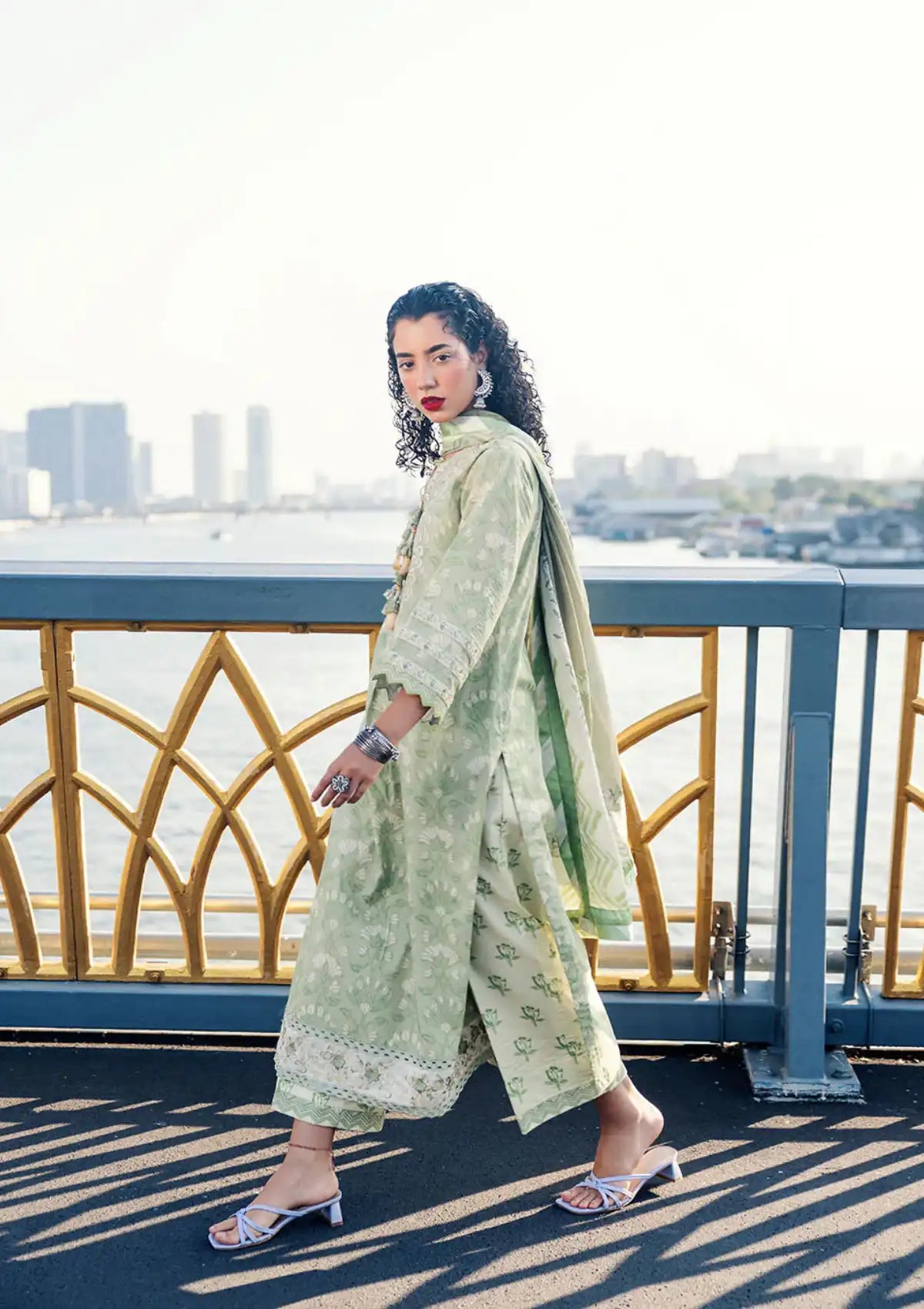 Roheenaz Taneez Block Print'24 RNB-07A-RAHA