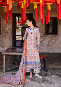 Roheenaz Taneez Block Print'24 RNB-09A-NEDA