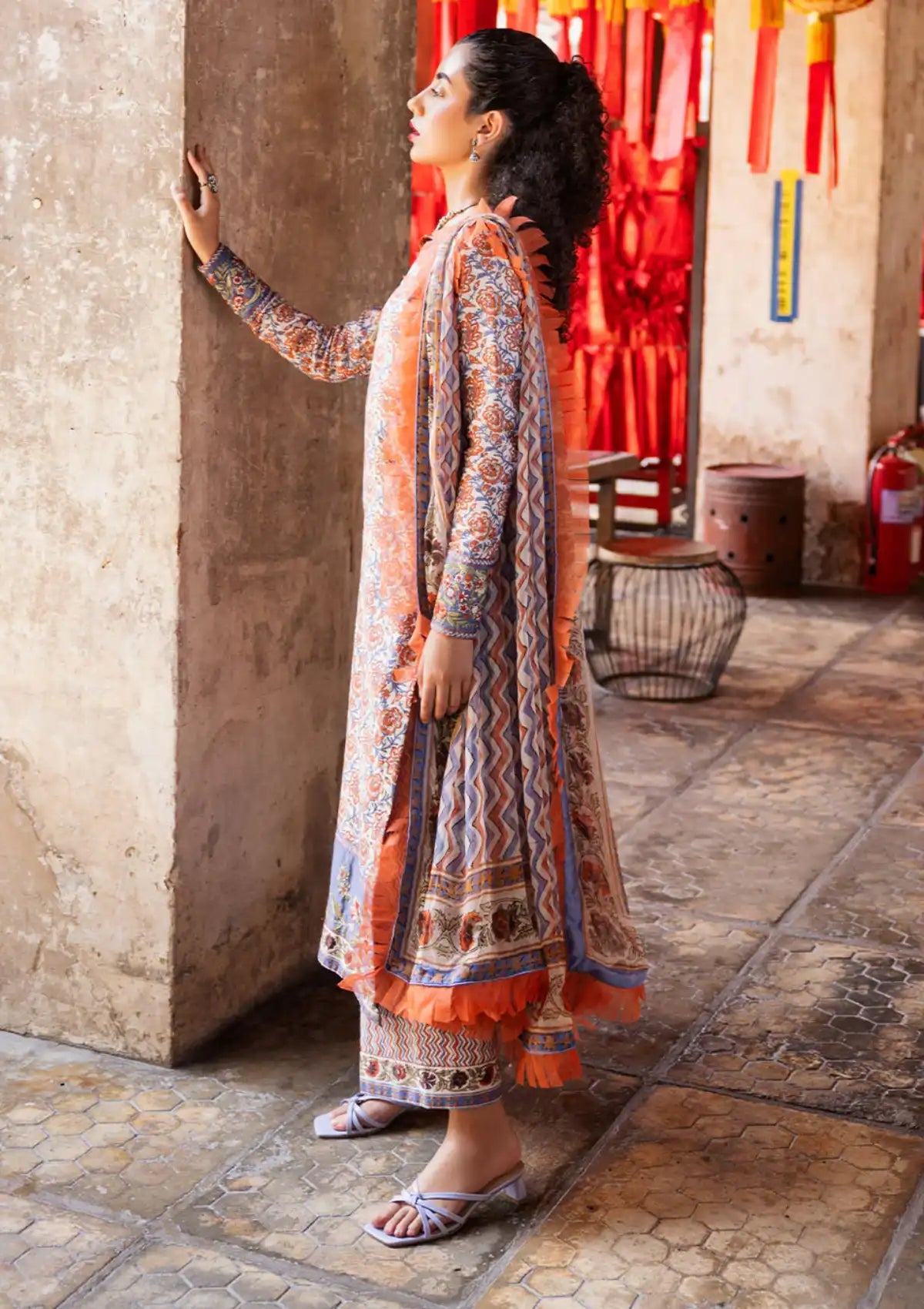 Roheenaz Taneez Block Print'24 RNB-09A-NEDA