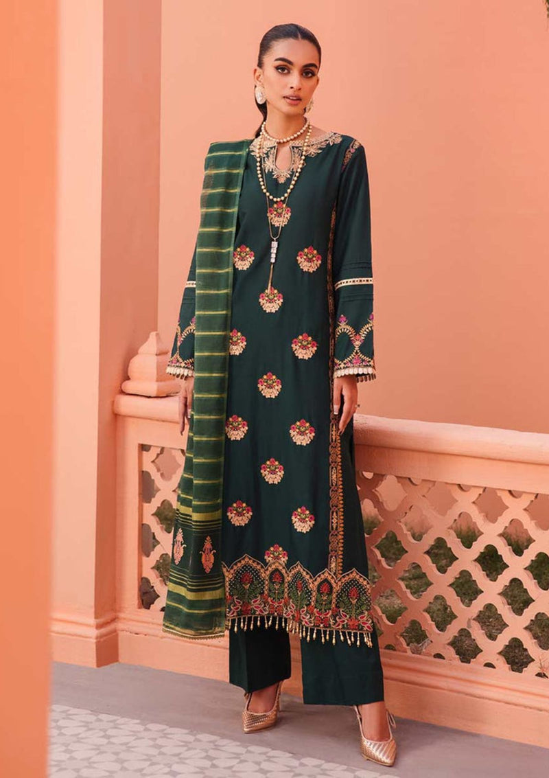 RajBari Premium Festive '23 D-5A is available at Mohsin Saeed Fabrics. ✓ shop all the top women clothing brands in pakistan ✓ Best Price and Offers ✓ Free Shipping ✓ Cash on Delivery ✓ formal & Wedding Collections 