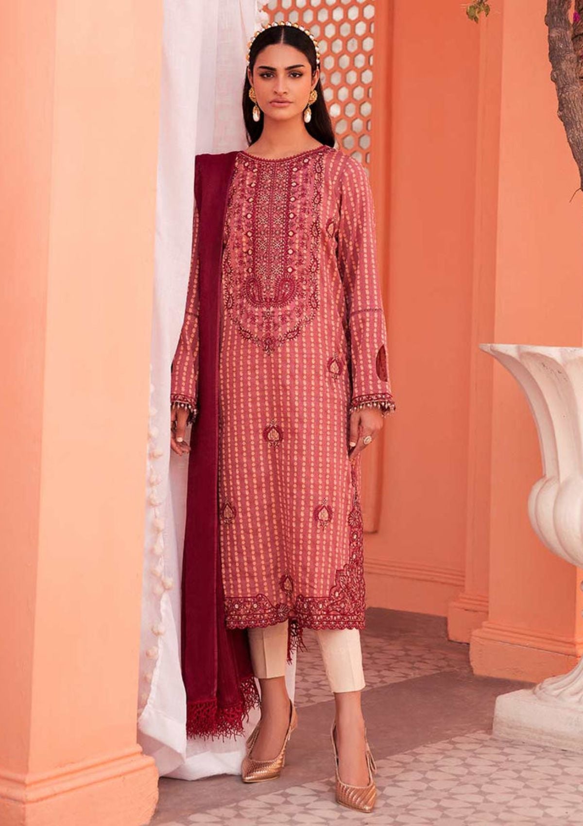 RajBari Premium Festive '23 D-7B is available at Mohsin Saeed Fabrics. ✓ shop all the top women clothing brands in pakistan ✓ Best Price and Offers ✓ Free Shipping ✓ Cash on Delivery ✓ formal & Wedding Collections 