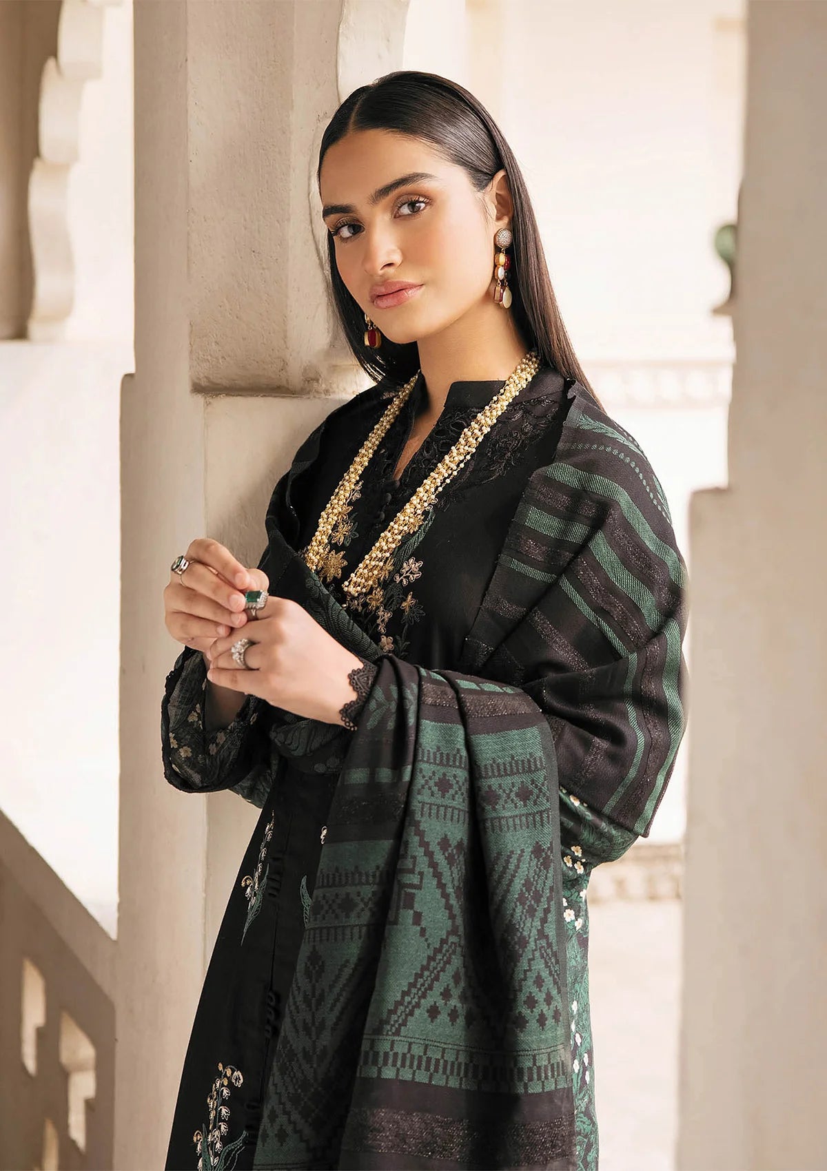 RajBari Premium Winter Shawl'24 D-01A