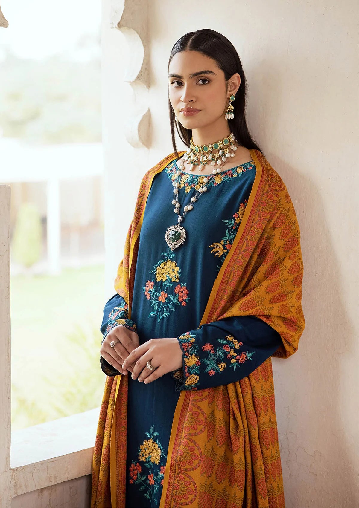 RajBari Premium Winter Shawl'24 D-02A