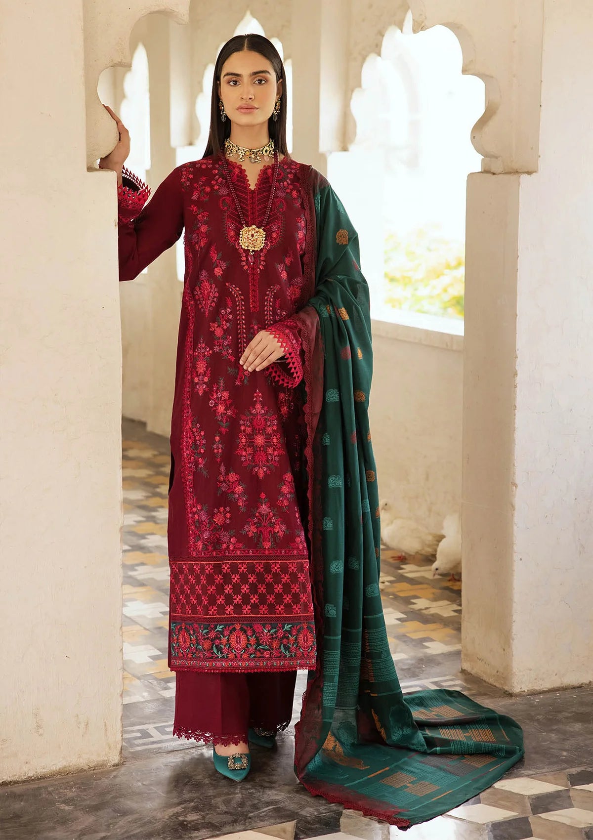 RajBari Premium Winter Shawl'24 D-04A