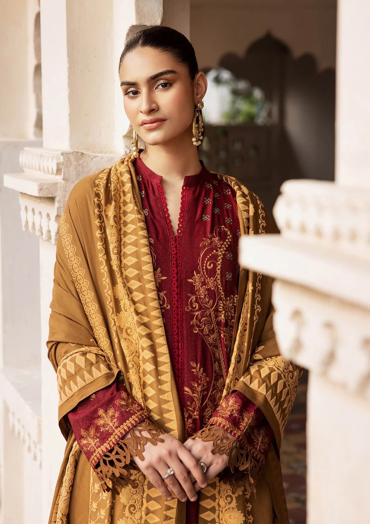 RajBari Premium Winter Shawl'24 D-06A