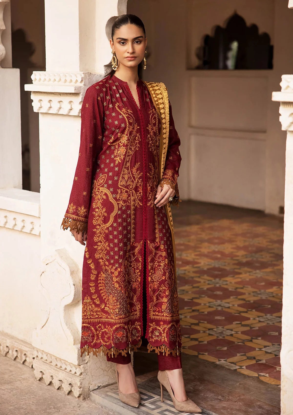 RajBari Premium Winter Shawl'24 D-06A