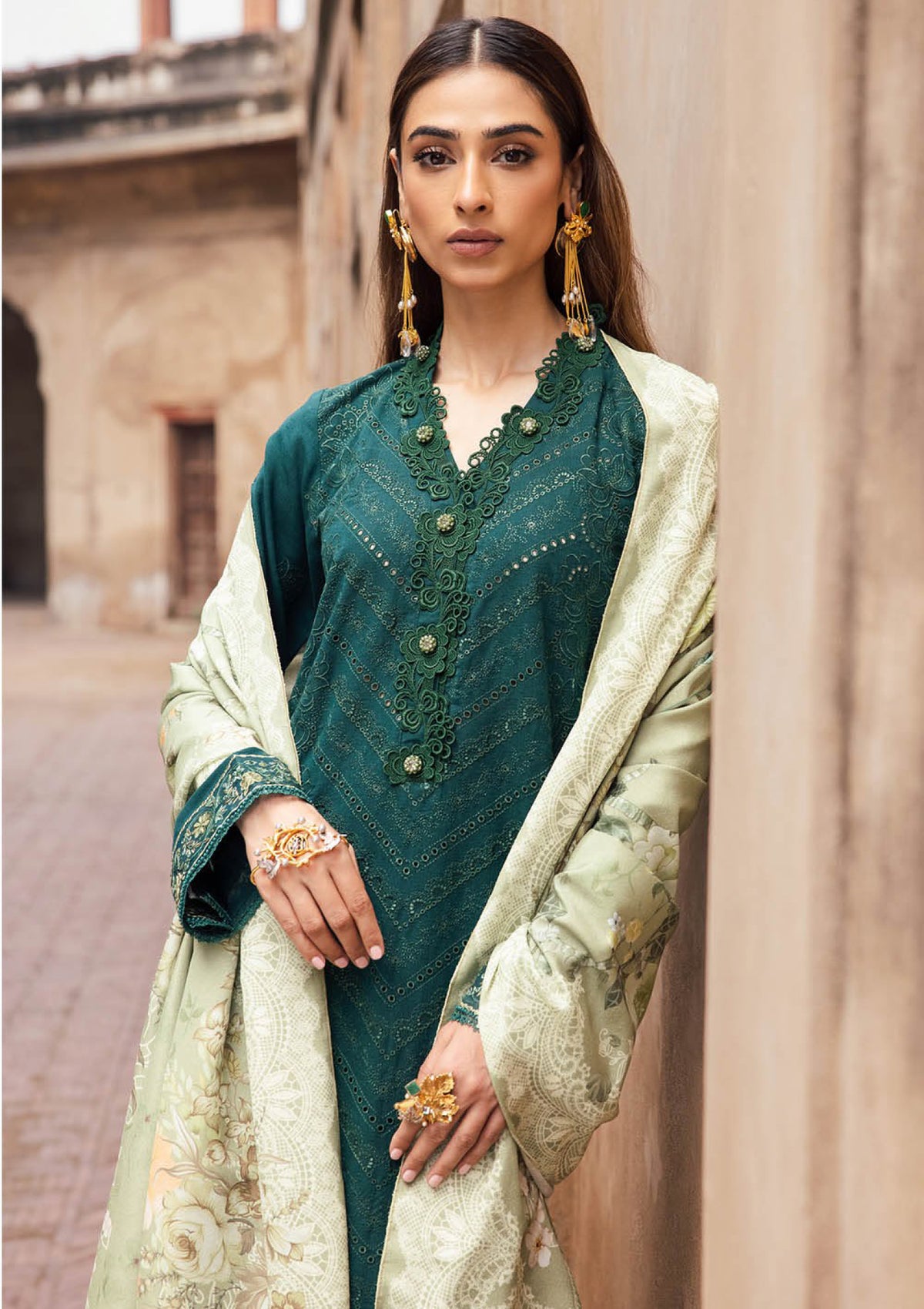 RajBari Premium ChikanKari'23 D-6A - Mohsin Saeed Fabrics