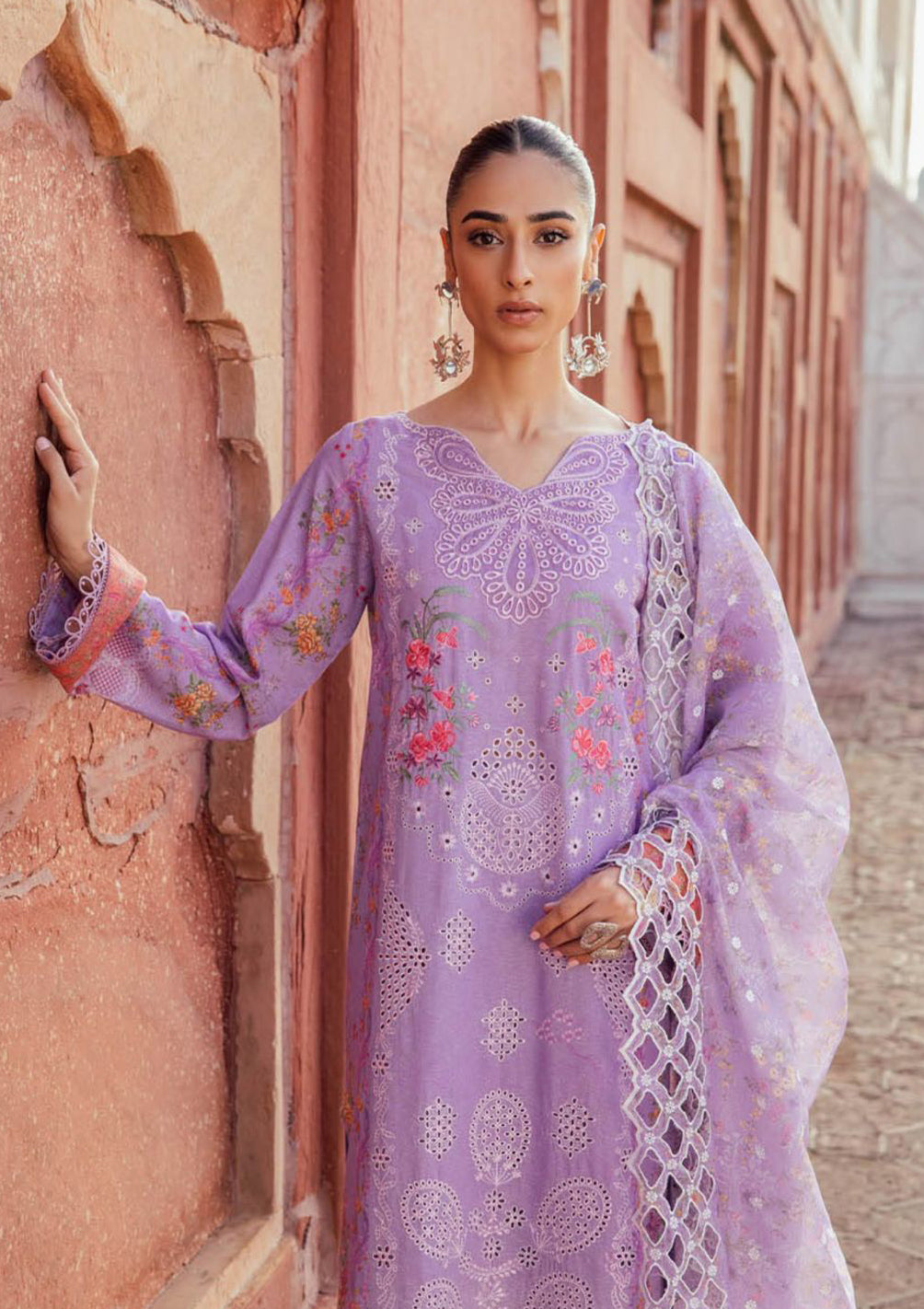 RajBari Premium ChikanKari'23 D-3A - Mohsin Saeed Fabrics