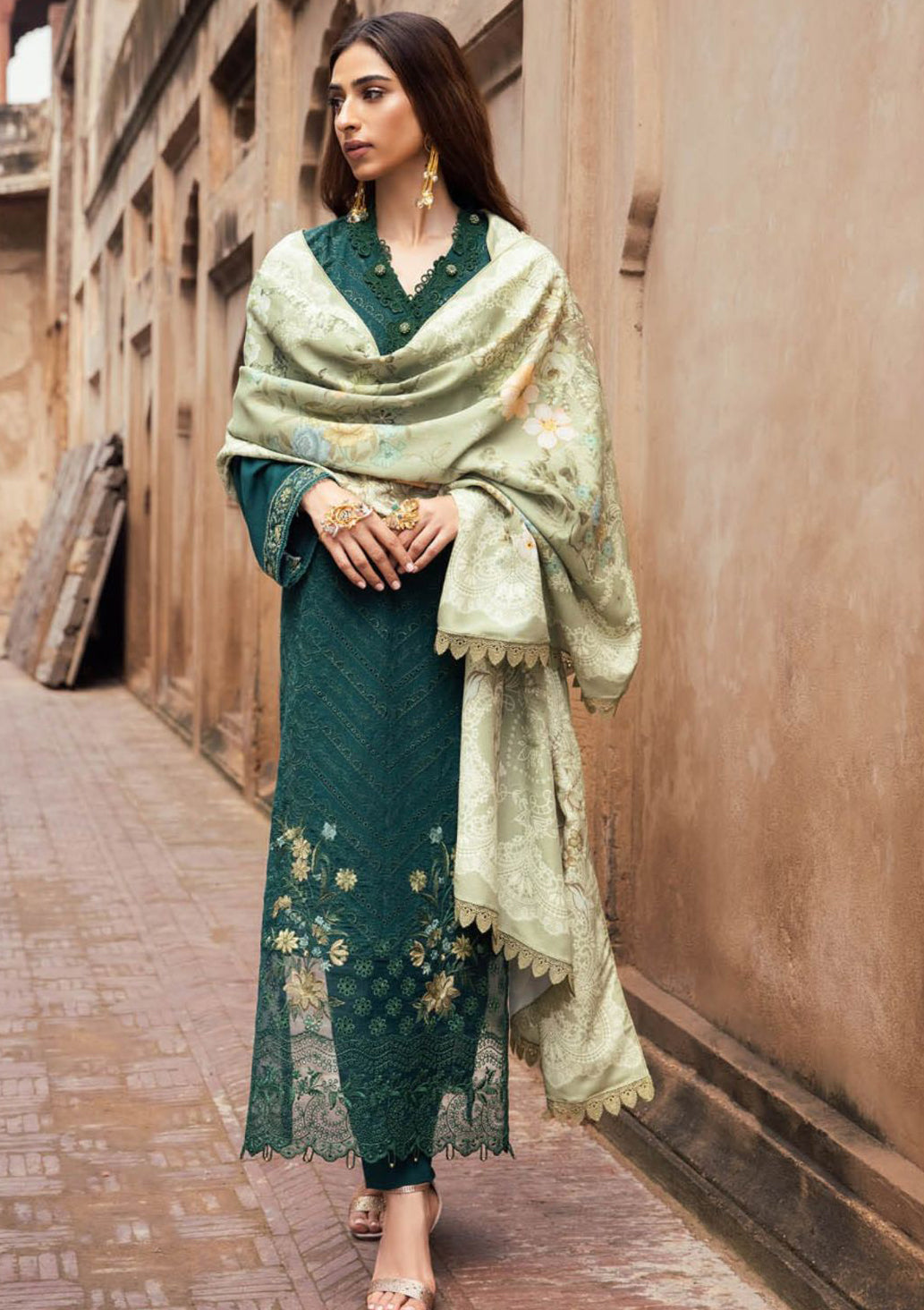 RajBari Premium ChikanKari'23 D-6A - Mohsin Saeed Fabrics
